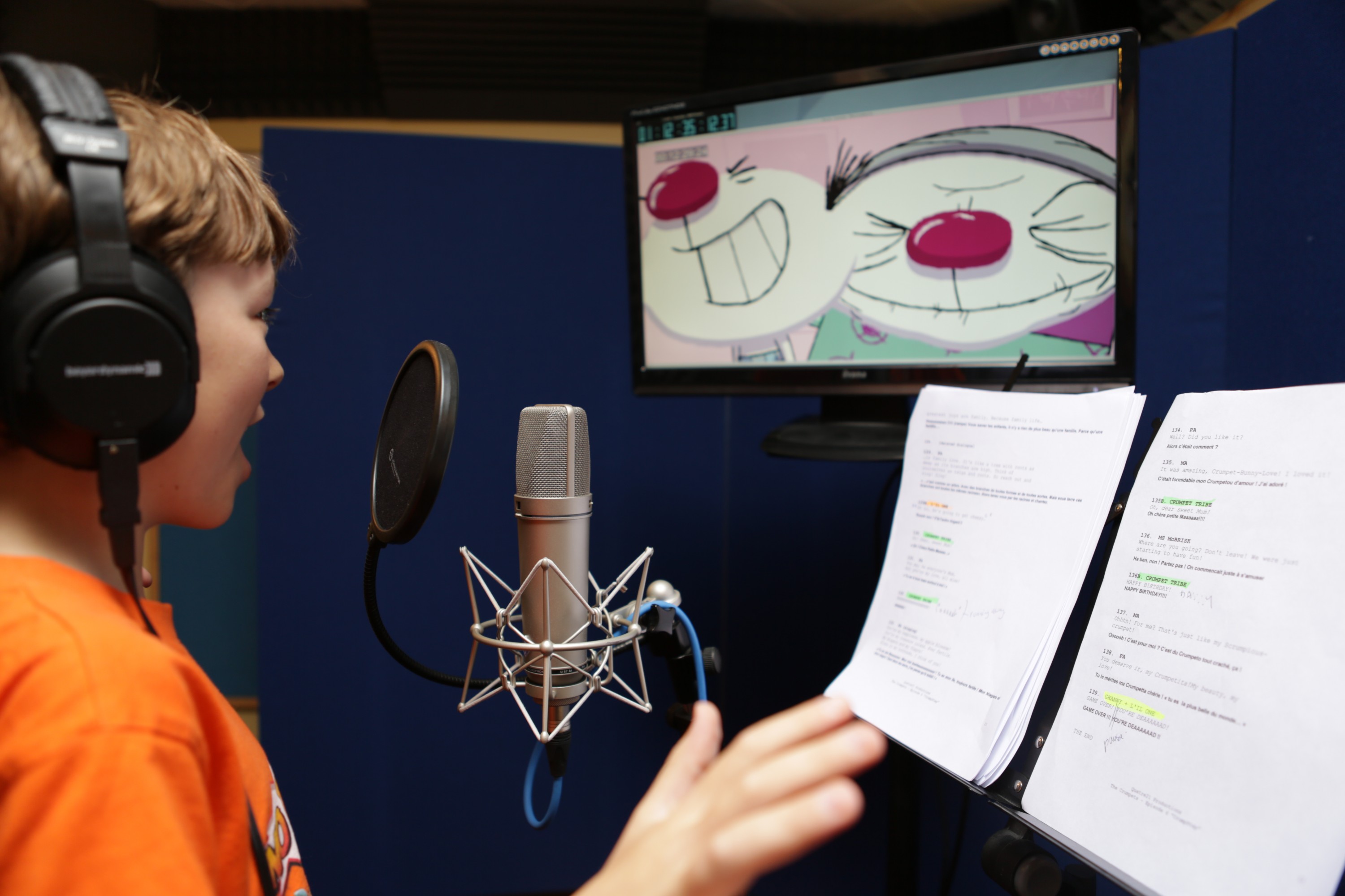 The Sound of 'The Crumpets' – April Media begins recording for major  animation series - ISDN Voiceover Studio Plymouth UK